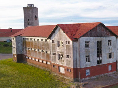 Vista drone edificio Chapadmalal