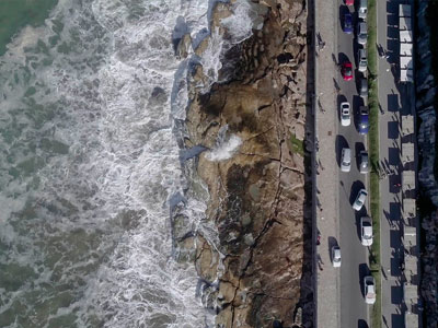 Paseo Davila desde drone